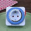 2/3-Pin Plug Timer Switch Socket EU/US Plug Auto Power Off Mechanical Timer 15 Minutes Intervals Energy Saving Countdown Switch
