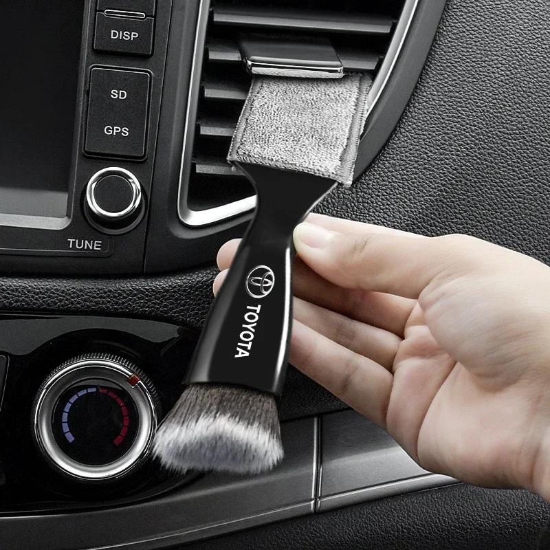 Car Air Conditioner Vent Cleaning Brush Auto Accessories For Toyota Yaris Corolla Avensis Aygo Vitz Vios Yaris Mark-X Mirai