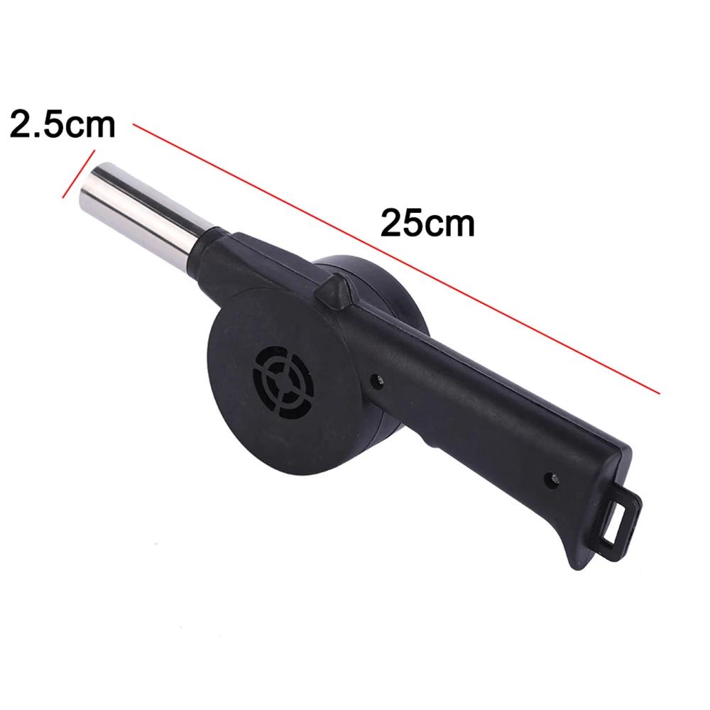 

Портативный ручной воздуходув, вентилятор для барбекю, мини-гриль, костровые мехи, походные принадлежности для пикника и кемпинга, инструменты для отдыха на природе. чёрный