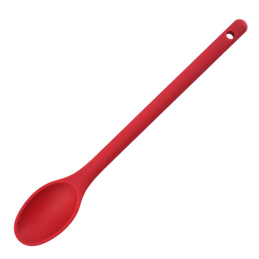Silicone Spoon Kitchen Cooking Integrated  Spoon For Food Stirring Restaurants Hotels