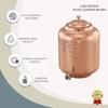 14 Litre Hammered Copper Water Dispenser (Matka) Container Pot with Pure Copper and Ayurvedic Health Benefits