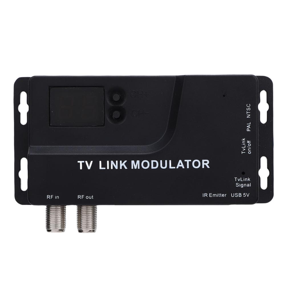 HF-Modulator 471,25 MHz bis 885,25 MHz 1080P HD Koaxial-Konverter Unterstützt NTSC PAL Format für TV Spielekonsole