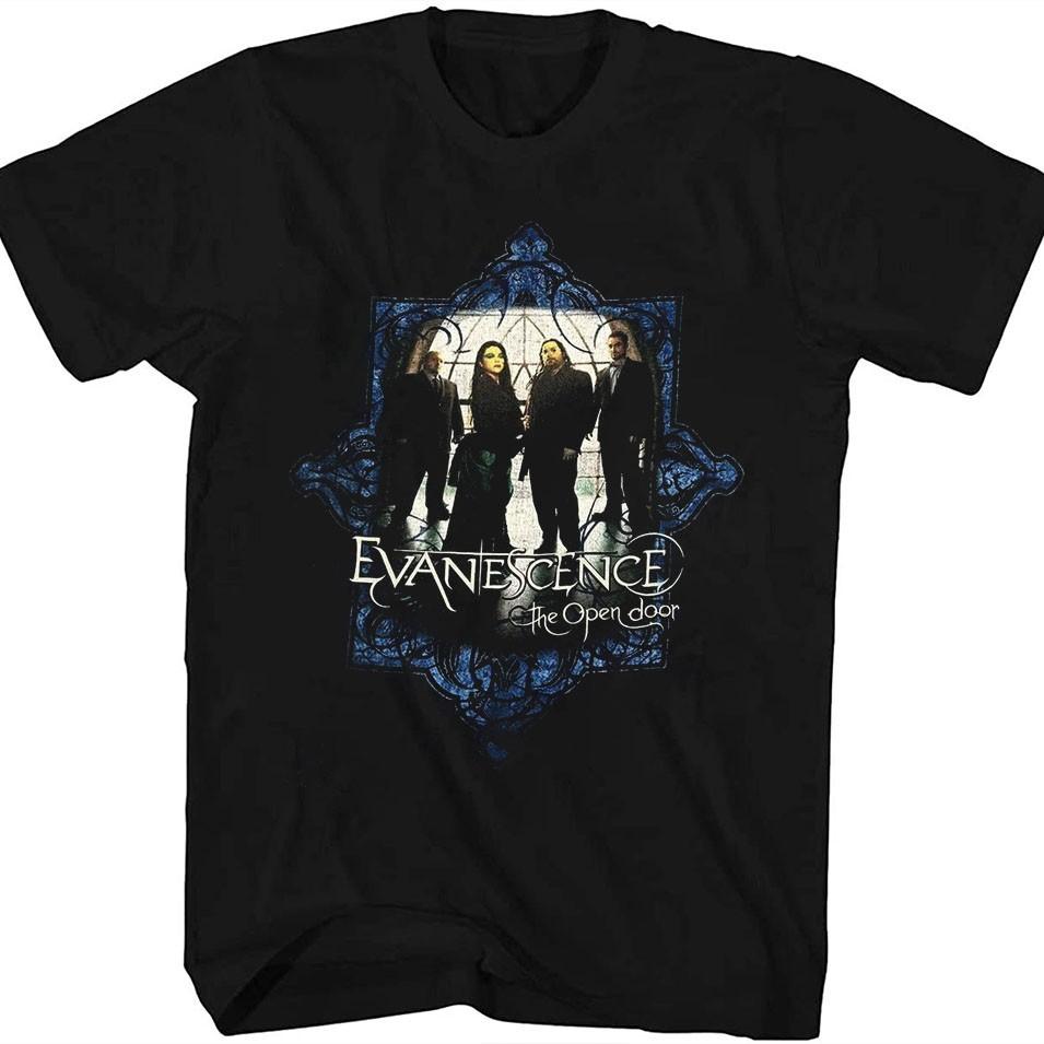 Новая группа Evanescence the open door Подарок для фанатов Унисекс Все размеры Футболка SS19 Унисекс Футболка XXXXL