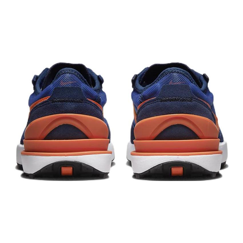 Nike Waffle One Dämpfung Rutschfest Abriebfest Niedrige Freizeitschuhe GS Blau Orange DC0481-402