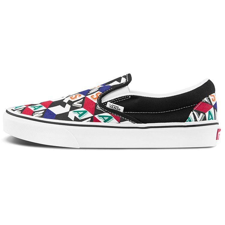 Vans Slip-On Canvas Shock Absorbing Durable Lightweight Breathable Low-Top Skate Shoes Unisex Sneakers Colorful VN0A33TB42X