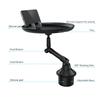 2 in 1 Car Cup Holder Tray Multifunctional Adjustable Vehicle-Mounted Dining Table Mobile Phone Bracket Easy