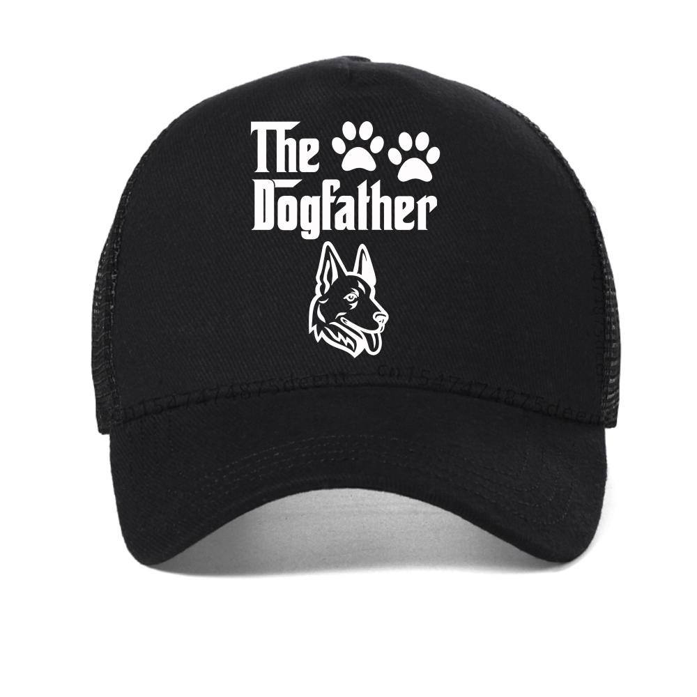 The Dogfather Lrtter Print Baseball Cap Golden Retriever Dog Father for Men Godfather Parody Lovers and Dads Him Graphic Caps