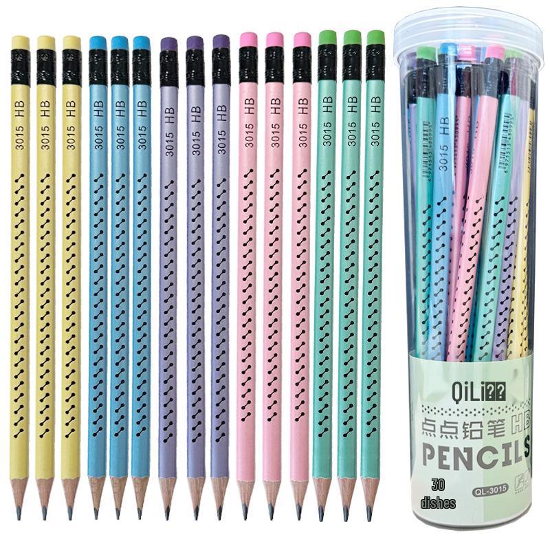 

Треугольные карандаши HB с мультяшными грипами для учеников начальной школы - упаковка 30 штук HB