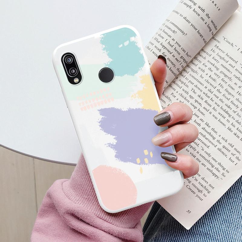 Für Huawei P20 2018 P20 Lite P 20 Pro Hülle Niedliche Cartoons Herz Katze Weiches Silikon Stoßfeste Handyhülle Für Huawei P20 Fundas