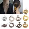 Punk Schlangen Choker Einzigartiges Biegbares Schlangenarmband Flexibles Mehrschichtiges Metallschlangen Halsband Armband Schmuck für Frauen