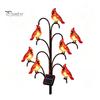 Backyard Fairy Tale Ornaments Outdoor Solar Pathway Light, Bird-shaped Stump Decorative Garden Stake with Warm Path Lights LED Lights, Waterproof