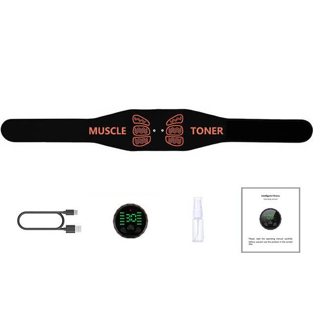 

Пояс для тонусу живота М язовий тонер Тренажер для преса Розумний масажер для талії Домашній тренажерний зал Фітнес Масаж