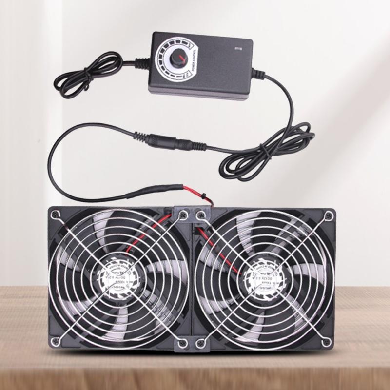 2750RPM 120MM Large Air Volumes 100-240V Mining Machine Workstation Cabinet Server Case Cooling System Fan