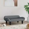 Vidaxl Dog Bed, Dark Grey, 70X40X24 Cm, Velvety