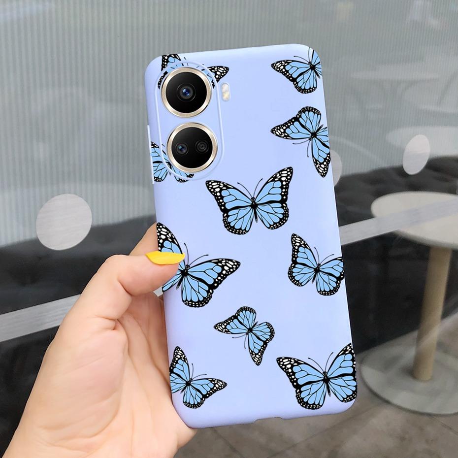 Cute Silicone Case For Huawei Nova 10 SE 2022 Fashion Girl Flower Phone Case For Huawei Nova 10 Pro Nova10 10Pro Soft Back Cover
