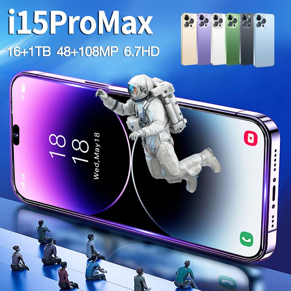 I15 ProMax 2025 HOT Original for Brand Smartphone 6.7 Inch New Full Screen 4G 5G Cell Phone 7800mAh Mobile Phones Global Version