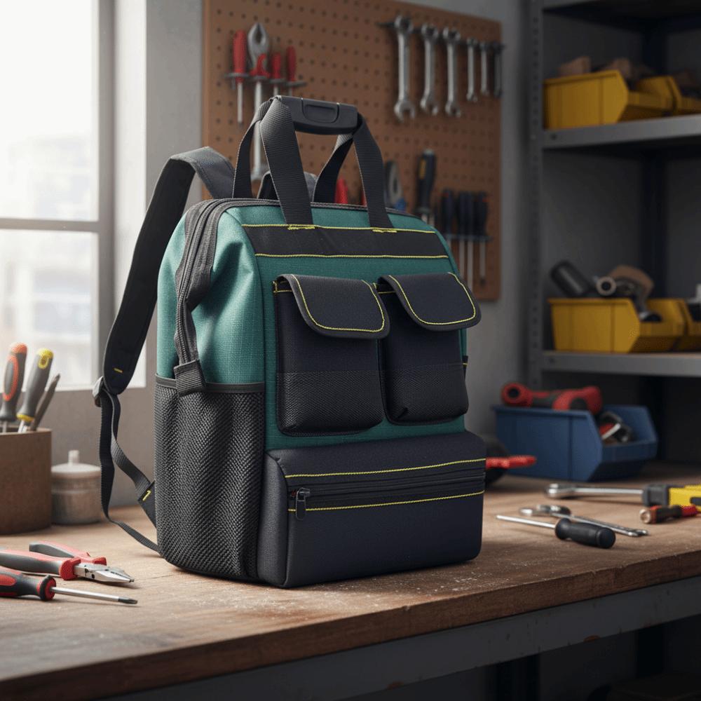 Oxford Cloth Tool Backpack Multi Pockets Shoulder Toolkit Portable Electrician Tool Bag Carpenter