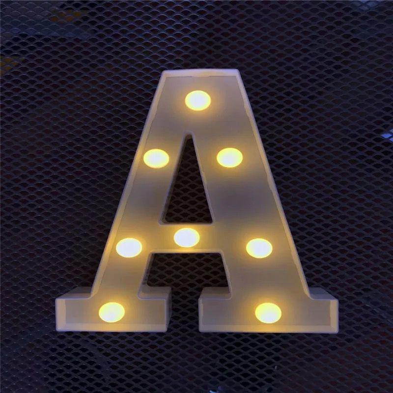 LED Love Letter & Number Lights for Valentine's Proposal Decor