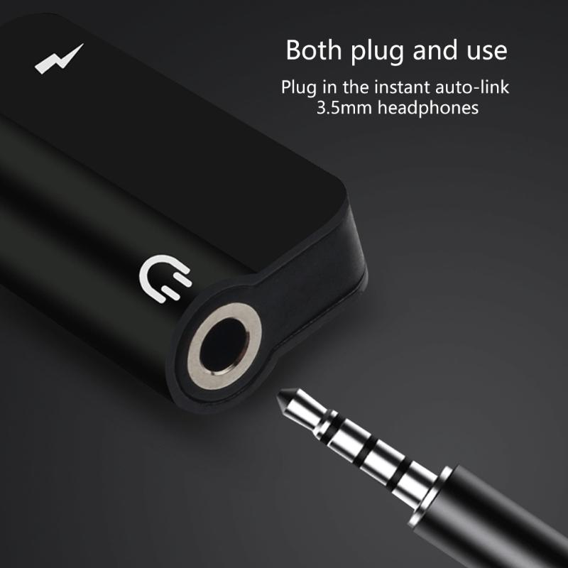 Two Function Type C To 3.5mm Converters Supports Sound Output and Quick Charge