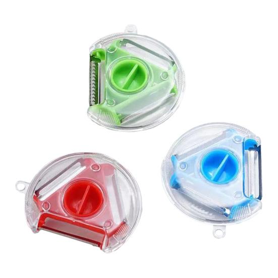 Vegetable Peeler with 3 in Peeler for Rotating Blade Head 1 Kitchen Peeling