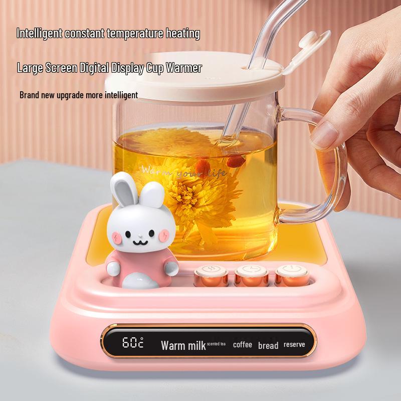 Smart USB Cup Warmer with Touch Control - Automatic Heating and Insulation Pad