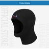 Unisex 3MM Sun Protection Diving Hood for Snorkeling, Surfing, and Winter Swimming