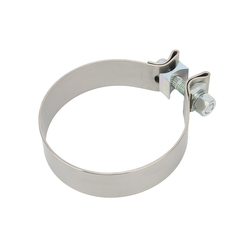 Universal Exhaust Band Seal Clamps Rustproof Muffler Clamp High Hardness for Downpipe Header