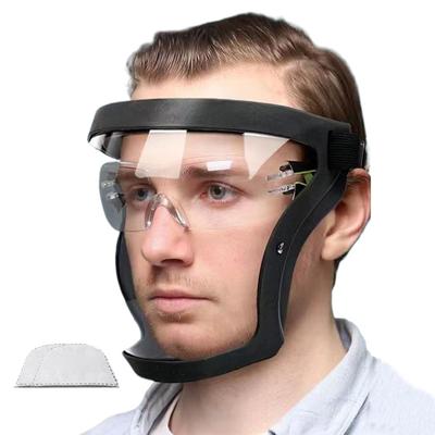 Transparent Facial Protector Super Protective Face Shield Work WeedWhacking Anti-Fog Full Face Mask Full Face Mask Head Cover