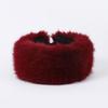 Autumn and Winter Imitation Fox Hair Thickened Fur Roofless Hat Thermal Ear Protection Hat Ring Headgear Headband Empty Top Hat