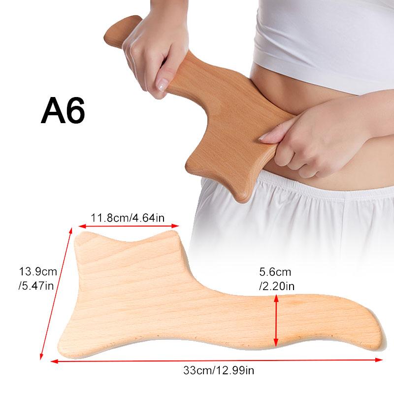 Professional Wood Therapy Massage Tools For Body Shaping Anti Cellulite Lymphatic Drainage Waist Sculpting