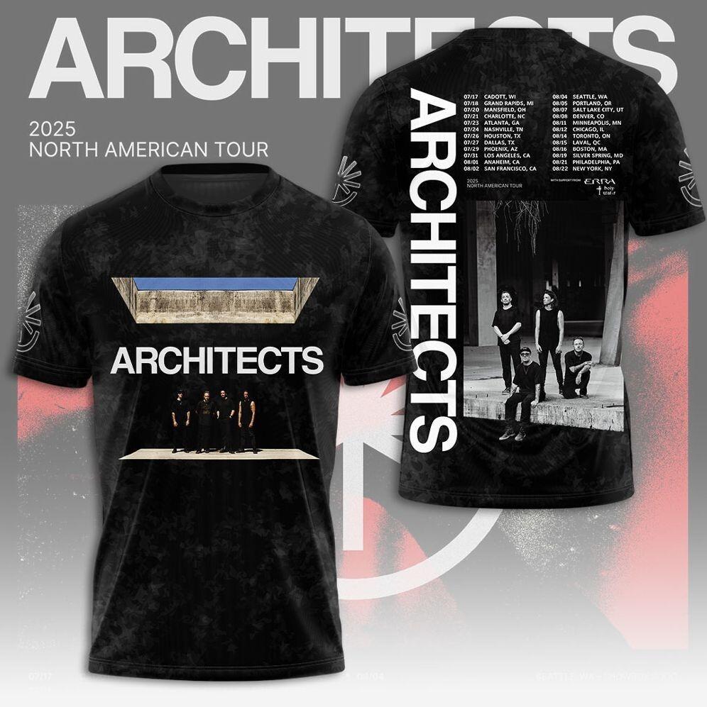 Architects 2026 North American Tour 3D T-shirt XXL