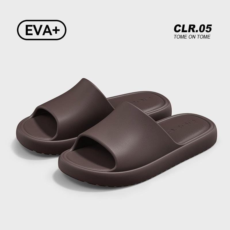 

Мужские тапочки зимние ванные комнатные домашние прохладные тапочки женские носят нескользящие сандалии на толстой подошве летом 44/45 (suitable for size 44/45) коричневый