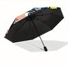 Naruto Automatic Folding Umbrella - Lightweight, Retractable Design with 8-Rib Durability, Perfect for Outdoor Adventures, Fashionable Acces