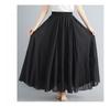 Dimanaf Plus Size Women Linen Skirts Female Elastic Basic Fashion Japanese Dress
