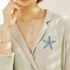 Crystals Starfish Brooch Pin For Women Versatile Fashion Jewelry Gift Party Everyday Wear