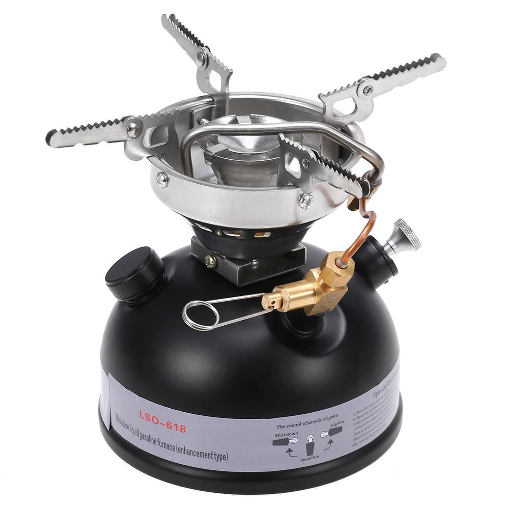 Buy Portable Outdoor Camping Mini Gasoline Stove Liquid Fuel Alcohol