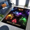 1pc Mortal Kombat Scorpion Sub-Zero Smoke Raiden Office Chair Mat - Anime Cartoon Design, Non-Slip Carpet for Home Decor, Suitable for All Seasons.Y05