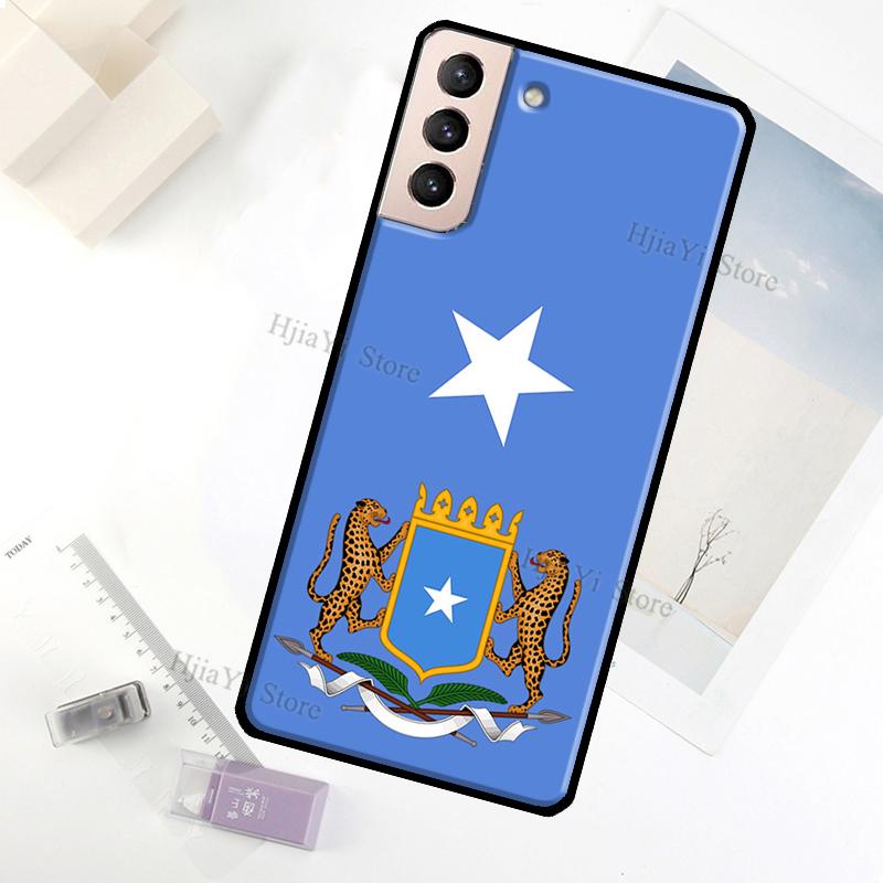 Somali Somalia National Flag Case For Samsung Galaxy S23 Ultra Note 20 10 S9 S10 Plus S20 S21 FE S22 Ultra Phone Cover