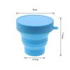 Silicone world Folding Cups 150ml Food Grade Water Cup Travel Silicone Retractable Coloured Portable Outdoor Coffee Handcup