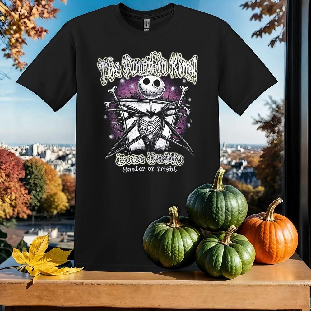 

The Pumpkin King Jack Skellington T-shirt T shirt Men Women Unisex Tshirt SY790 L