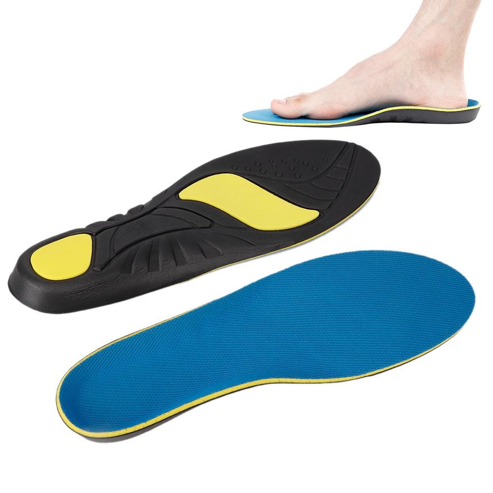 Unisex Soft Comfortable Elastic Massage Insoles EVA Shoes Insole Sneaker Insert Cushion (S)