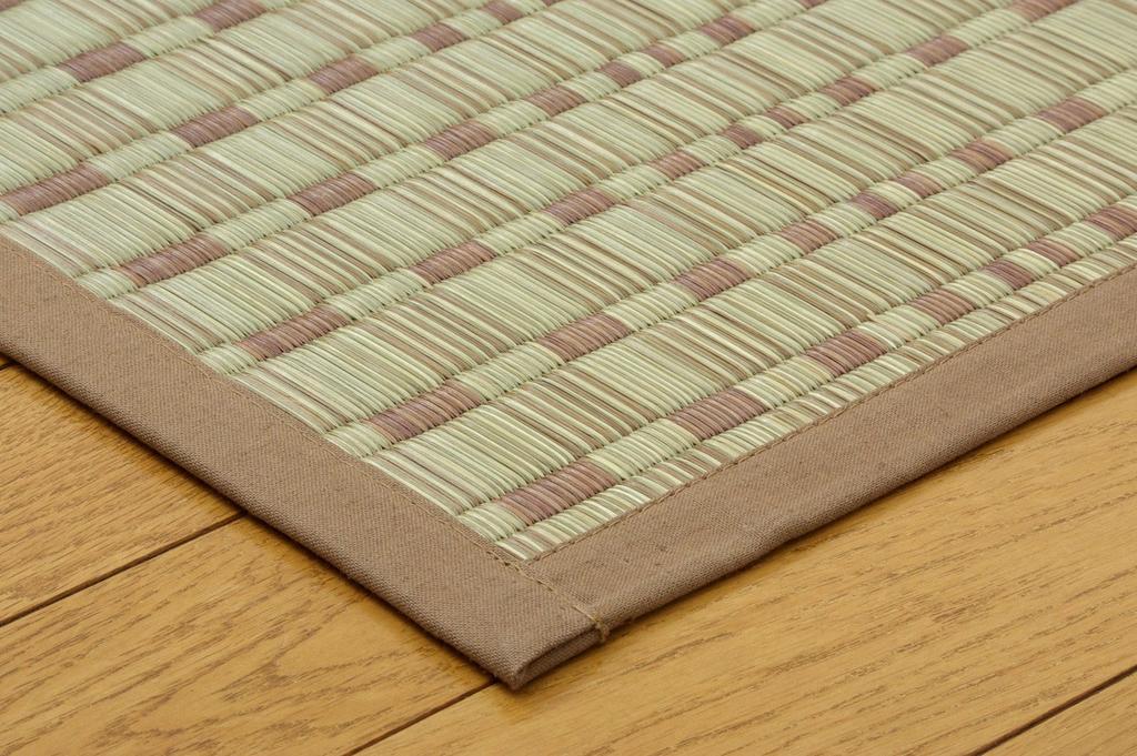 Ikehiko Igusa Rug Carpet Okutango Honma 3 Tatami 191 x 286 cm Beige Made in Japan Approx. #4412913