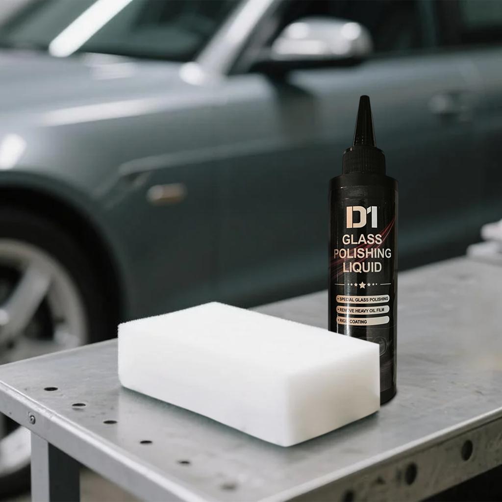 Car Glass Scratch Care Polishing Liquid, Car Oil Film Remover150ml