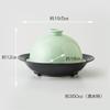 Hasamiyaki CtoC JAPAN Easy steaming in the microwave Steam Cook Green x D18 x H12 350 W19.5 (cm) (cc)