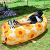 Outdoor Camping Inflatable Sofa Folding Portable Air Sofa Lightweight Ultralight Backpacking Beach Lazy Sleeping Bed