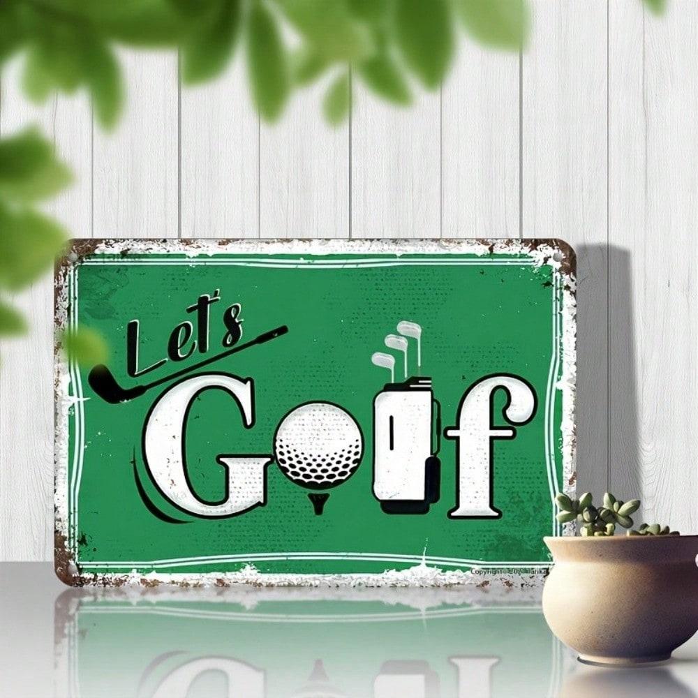 

Vintage Tin Sign 8x12 Inch Metal Wall Art Rustic Iron Hanging Plaque Home Bar Cafe Decor різнокольоровий