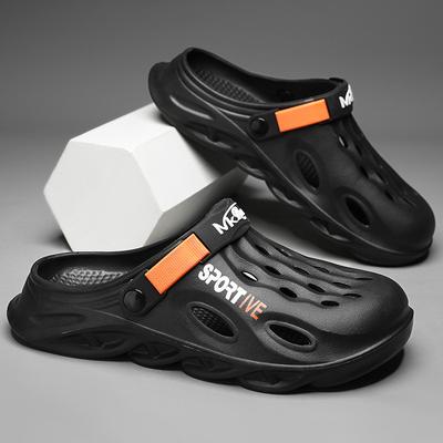 Casual Hole Shoes Men'S Trend Outdoor Wear Beach Sandals Home Indoor Dual-Purpose Non-Slip Bag Head Slippers