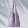 Vintage wool woven shoulder bag bag large capacity beach bag shopping bag women's knitted tote bag portable