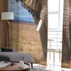 Elefant Schmetterlingsohren Abstrakt Tüll Vorhänge Für Wohnzimmer Dekoration Modern Chiffon Transparent Voile Küchenvorhang