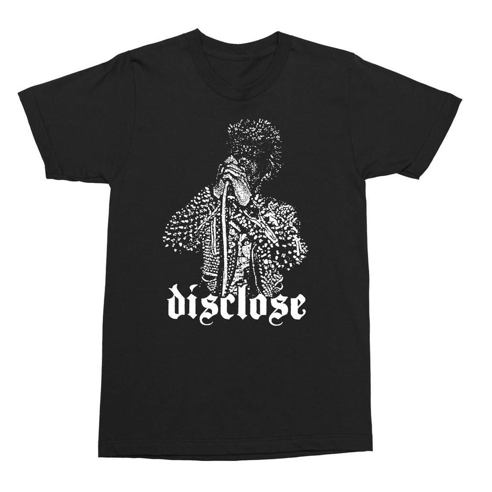 DISCLOSE -  Band Singer  Shirt-punk black color cotton unisex  TU234 Unisex T-Shirt S